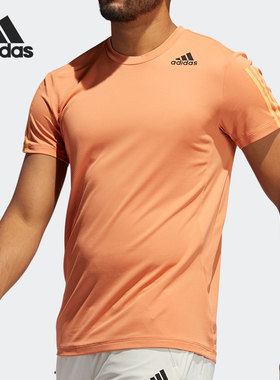 Adidas/阿迪达斯正品 当季新款男子透气休闲运动短袖GP7652