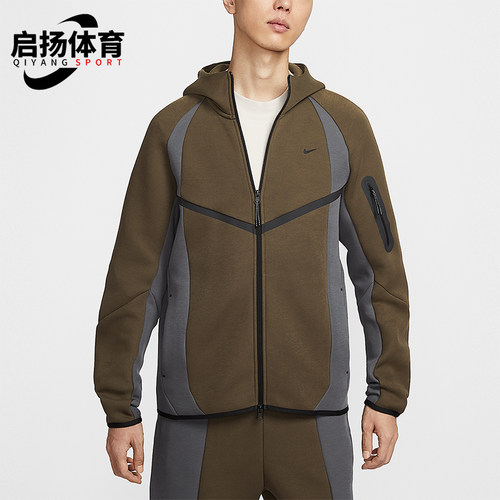 Nike/耐克正品春秋男士针织拉链复古宽松运动经典夹克IF1326-212