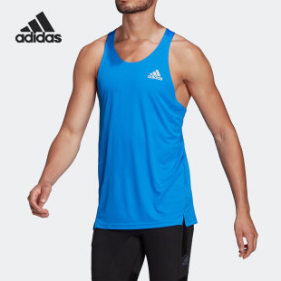 Adidas/阿迪达斯官方正品 Run Singlet 男子运动背心T恤 H58596