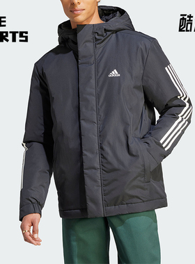 Adidas/阿迪达斯正品冬季新款男子休闲保暖连帽棉服IP2537
