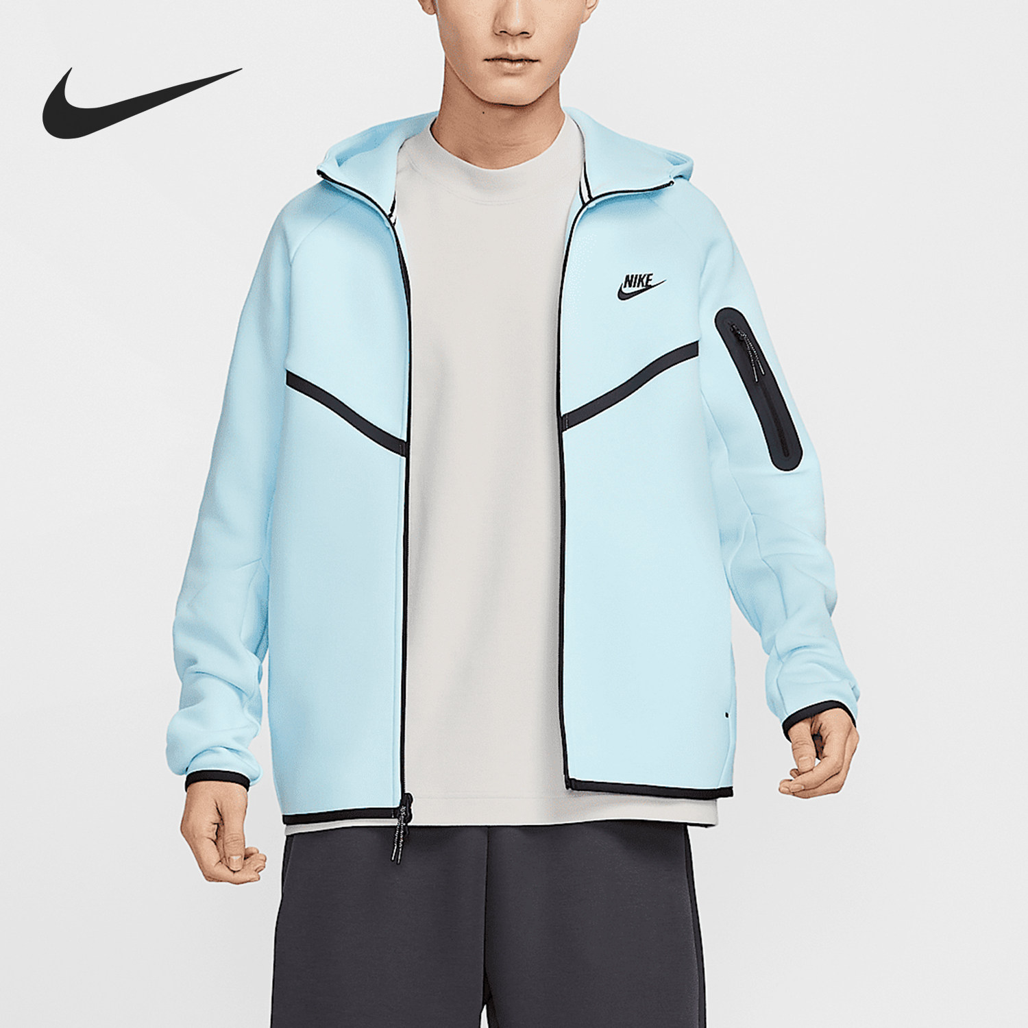Nike/耐克正品风行者系列男士全长拉链开襟夹克HV0950-474