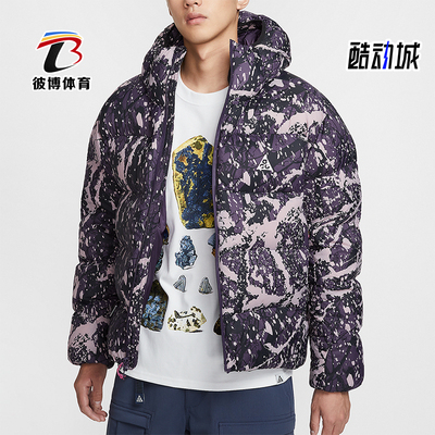 耐克男士复古运动棉服外套