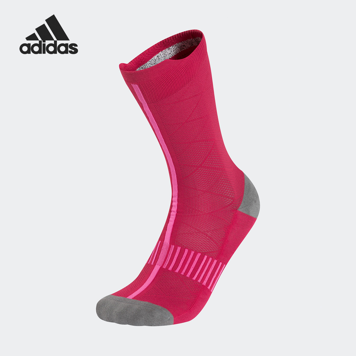 Adidas/阿迪达斯正品Ultralight Crew女士经典中筒袜一双装GI7949