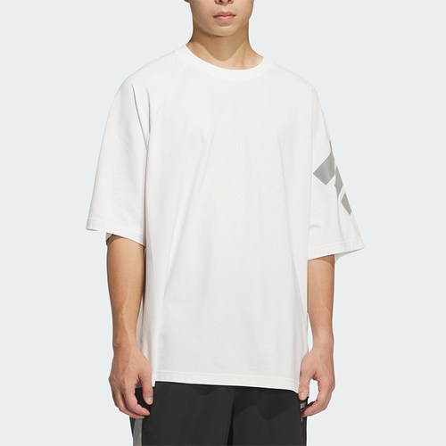 Adidas/阿迪达斯正品2025夏季款男士宽松日常运动短袖T恤KH1487