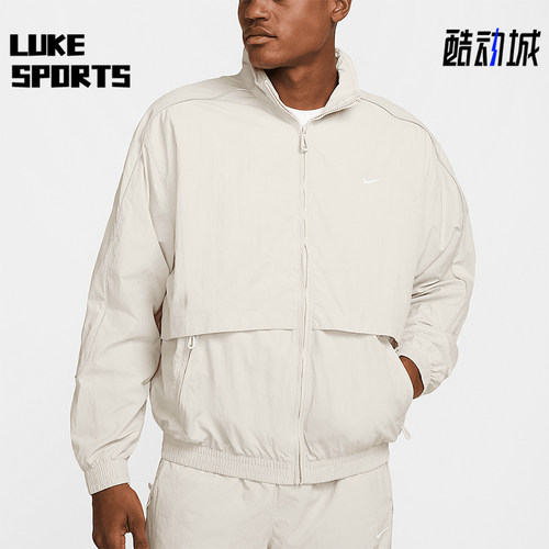 Nike/耐克正品2025新款男士梭织立领拉链经典夹克外套FB8622-072