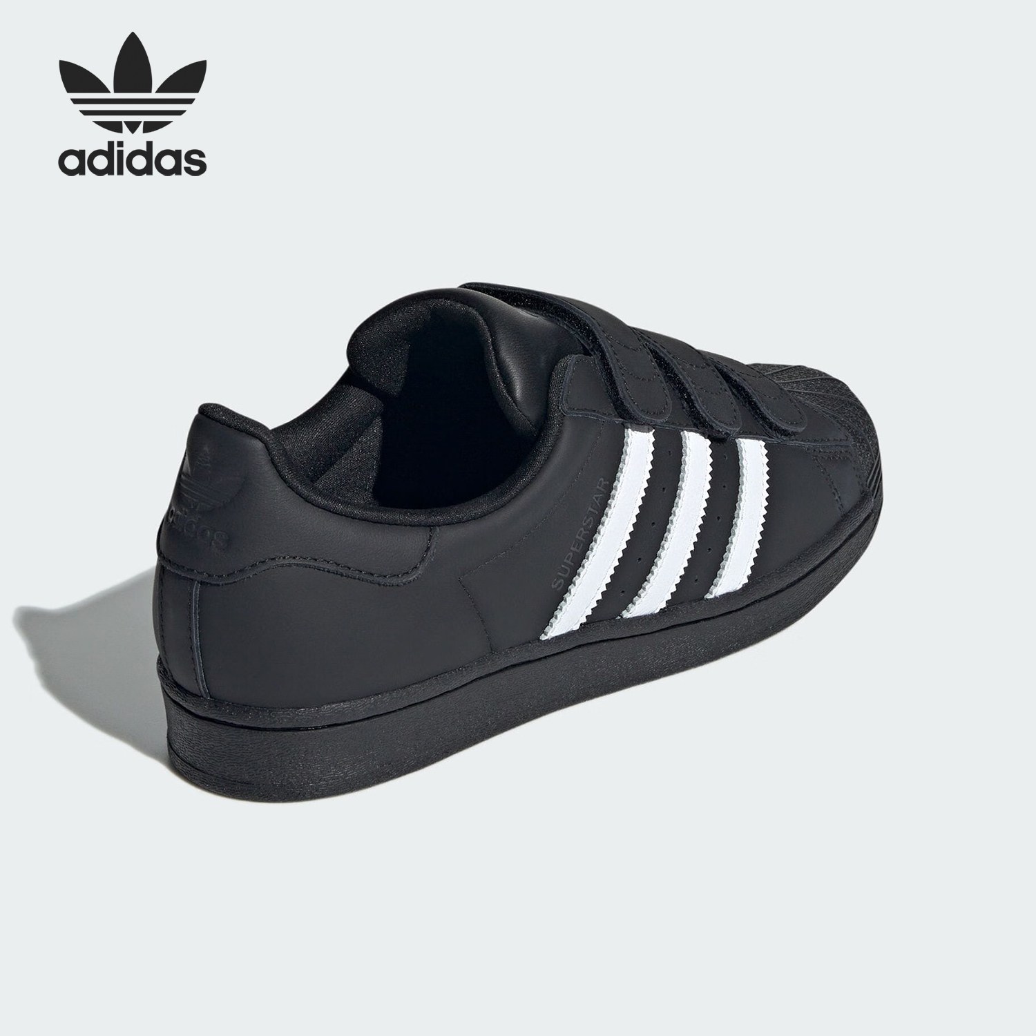 Adidas/阿迪达斯官方正品三叶草男女轻便魔术贴经典板鞋IE2967