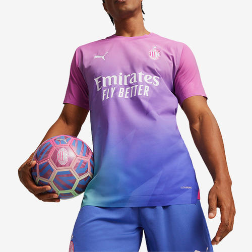 Puma/彪马正品新款男子米兰第二客场球员版短袖T恤770398-03
