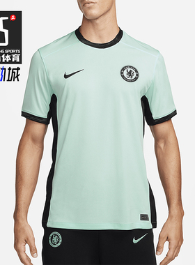 Nike/耐克正品男士吸湿排汗印花圆领经典套头短袖T恤DX9819-354