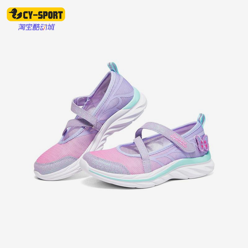 Skechers/斯凯奇正品夏季女童运动时尚玛丽珍公主凉鞋302563L