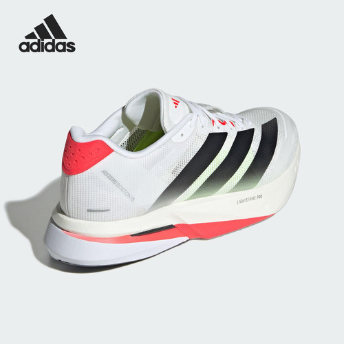 Adidas/阿迪达斯官方正品2025男士超轻透湿排汗缓震跑步鞋JS4932