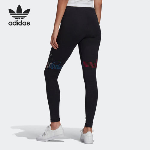 紧身型Adidas阿迪达斯官运动长裤