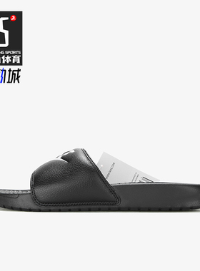 Nike/耐克正品Benassi JDI 男士耐磨防滑拼接经典拖鞋343880-090