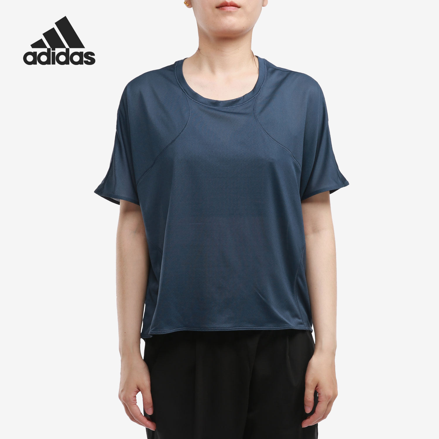 Adidas/阿迪达斯正品年新款女子短款圆领短袖运动T恤 GP6792,运动服/休闲服装,运动T恤,淘宝优惠券,粉丝福利购,淘宝优惠卷