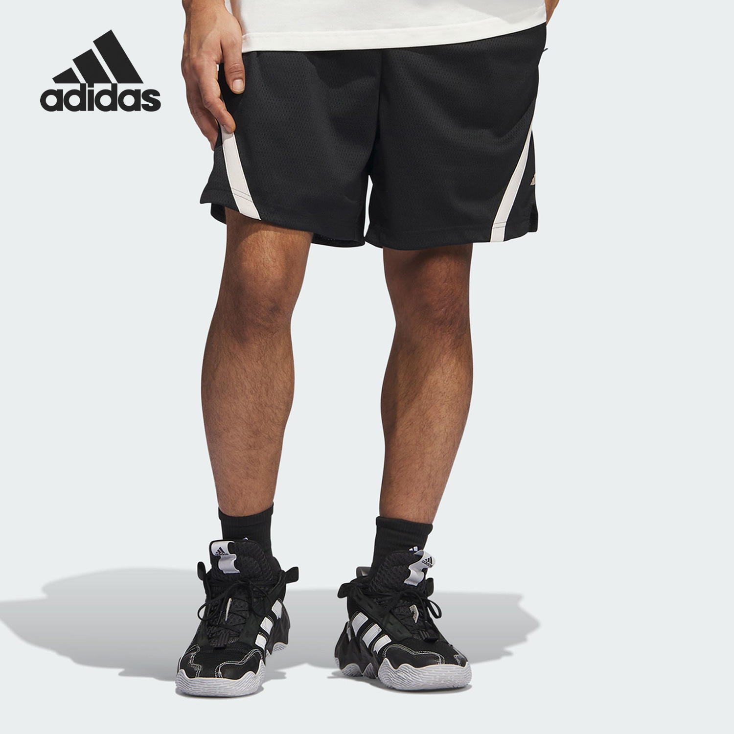 Adidas/阿迪达斯正品SELECT男子篮球运动时尚透气短裤IM4209