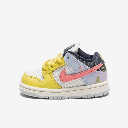 Nike/耐克正品Dunk low小童低帮系带运动休闲鞋DX9219-100