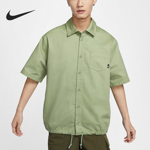 Nike/耐克正品夏季新款男士休闲透气排扣运动短袖DX0899-386