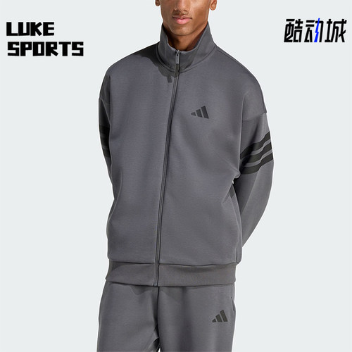 Adidas/阿迪达斯正品M FI 3S TT男士轻盈立领运动休闲夹克KD5235