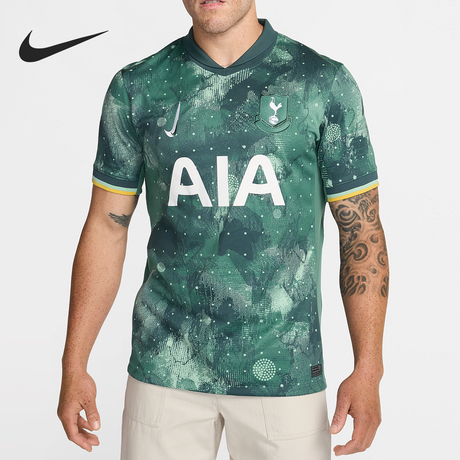 Nike/耐克正品Dri-FIT男士热刺第二客场球迷版短袖FQ2032-380
