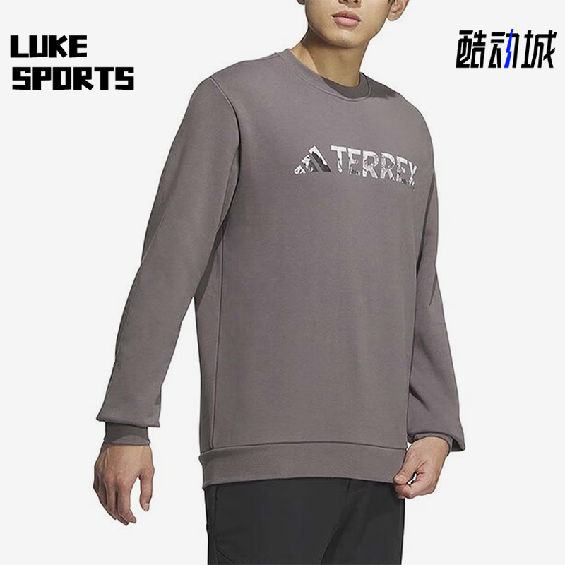 阿迪达斯男士运动套头衫