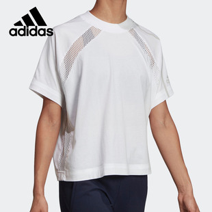 Z.N.E.女子训练运动圆领短袖 T恤EJ8740 阿迪达斯正品 Adidas
