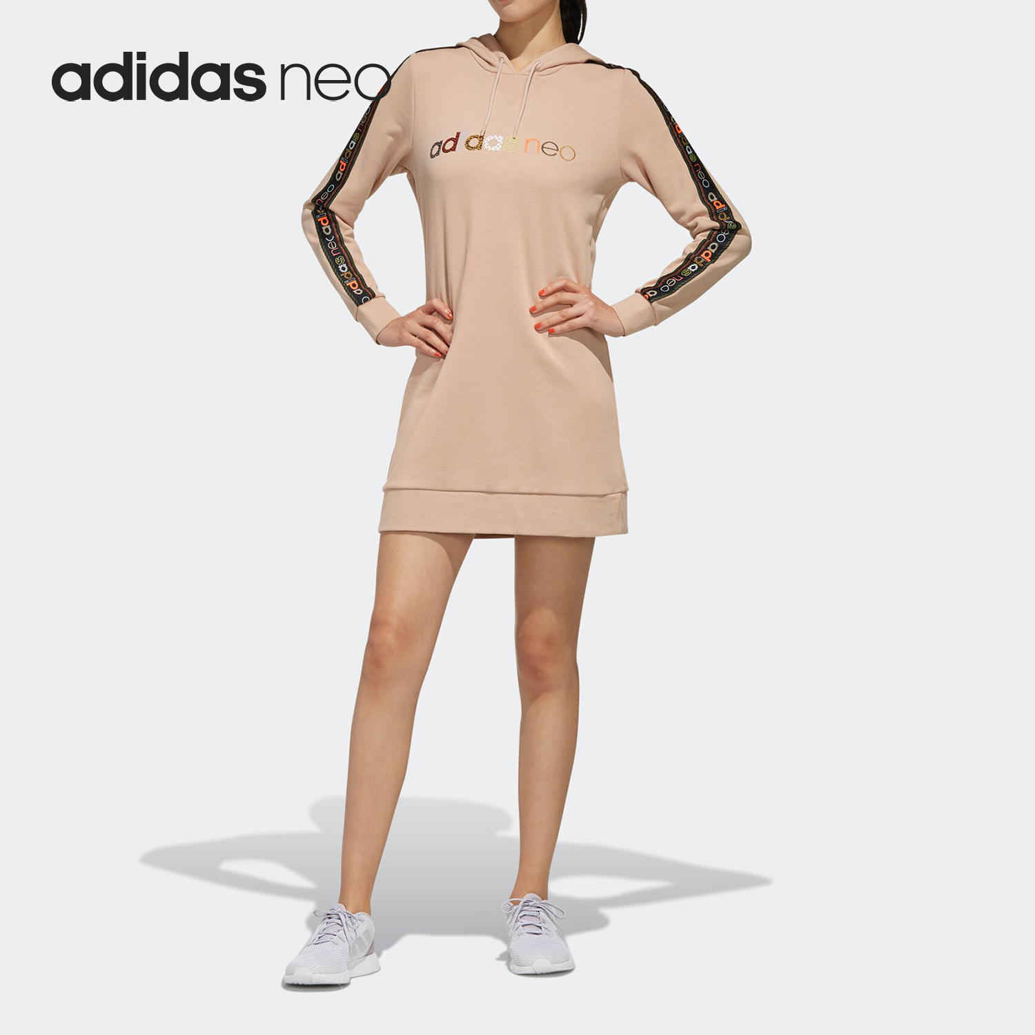 Adidas/阿迪达斯正品当季新款 neo 女子休闲运动裙子 FP7860