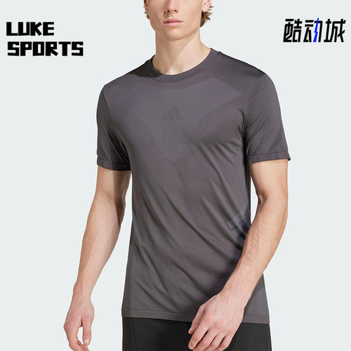 Adidas/阿迪达斯正品2025夏季男士经典运动健身圆领短袖JN0568