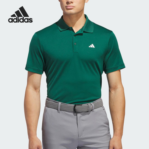 Adidas/阿迪达斯正品夏季男士高尔夫透气短袖POLO衫IN6421