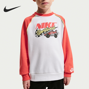 小童日常圆领拼接针织卫衣IU5326 Nike 款 2025冬季 100 耐克正品