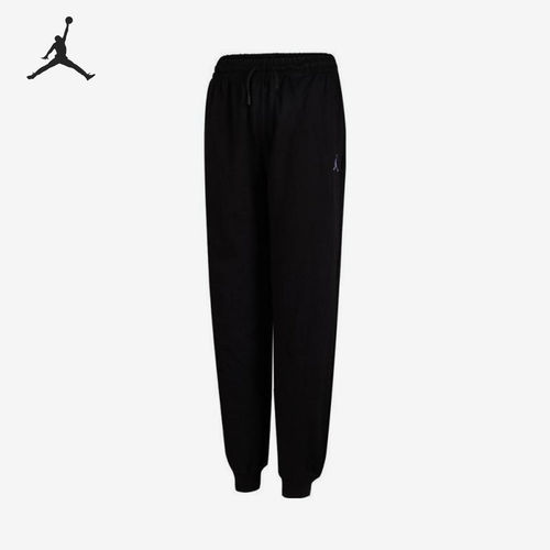 Nike耐克正品Jordan大童休闲运动收脚系带松紧腰裤子JD2532-031