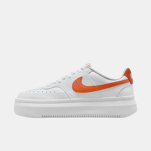 Nike/耐克正品CourtVisionLift新款女白橙色经典板鞋DM0113-104