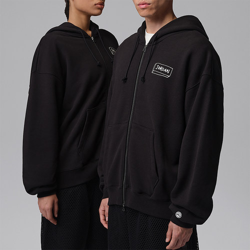 Nike/耐克正品Jordan男女同款拉链连帽卫衣外套IR0641-010