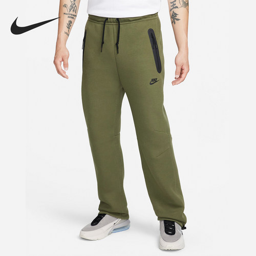 Nike/耐克正品TECH FLEECE男子空气层针织直筒裤FB8013-222