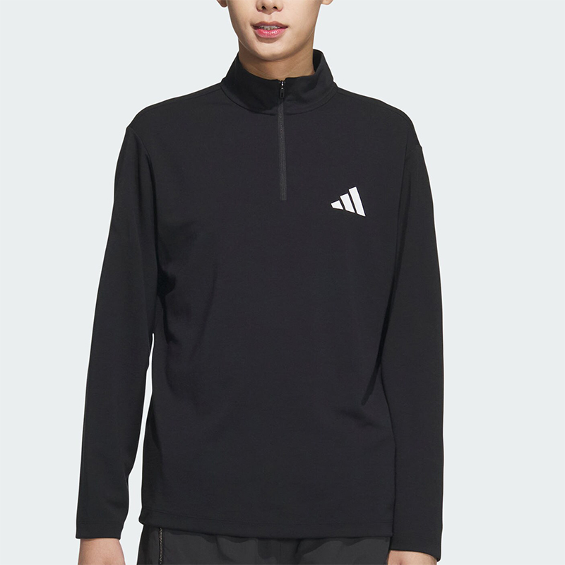 Adidas/阿迪达斯正品M TH HZ TEE男士半拉链长袖T恤KA7667