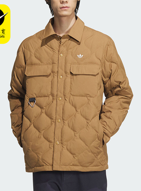 Adidas/阿迪达斯正品三叶草男士宽松保暖运动羽绒服JD3748