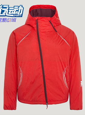 Adidas/阿迪达斯正品2025冬季款女士日常连帽梭织保暖棉服KV4863