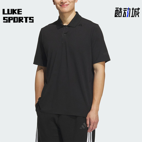 Adidas/阿迪达斯正品2025夏季款男士宽松翻领运动POLO衫KC5828