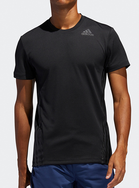 Adidas/阿迪达斯正品新款男子AERO 3S TEE运动短袖T恤FL4309