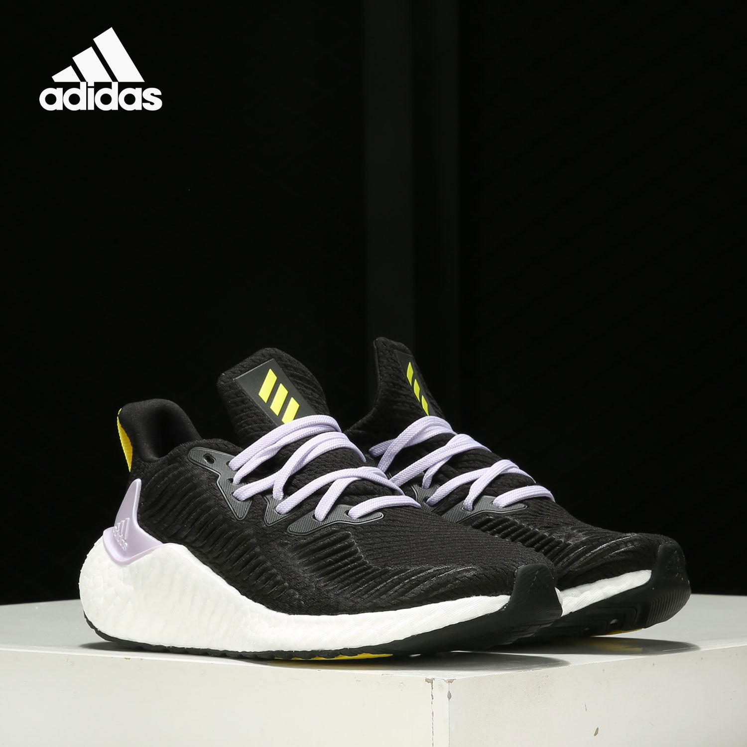 Adidas/阿迪达斯正品新款alphaboost IWD 女子跑步运动鞋EH0426