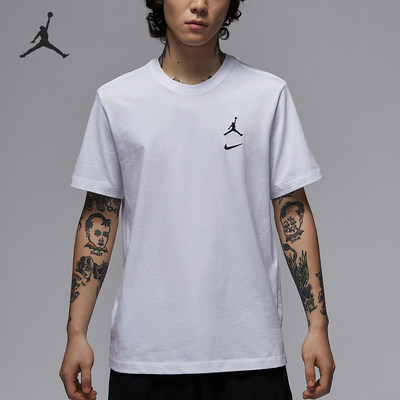 Nike/耐克正品JORDAN男士透气简约户外休闲短袖IB8915-100