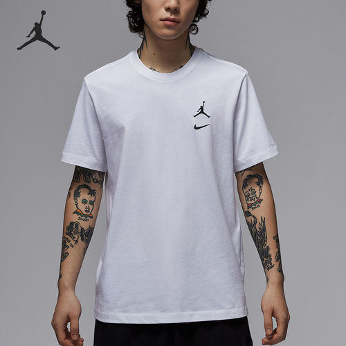 Nike/耐克正品JORDAN男士透气简约户外休闲短袖IB8915-100