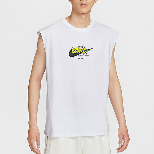Nike/耐克正品2025夏季款男士针织无袖篮球宽松背心IB4329-100