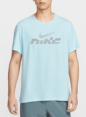 Nike/耐克正品2025男士圆领简约经典跑步健身短袖T恤IB4128-474