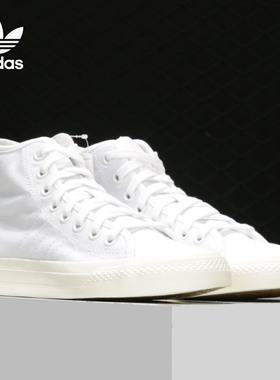 Adidas/阿迪达斯正品三叶草新款NIZZA HI RF男女经典帆布鞋EF1885
