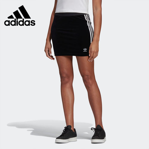 Adidas/阿迪达斯正品 Originals三叶草女子3 STR SKIRT短裙DV2628