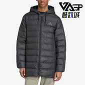 轻薄简约经典 Adidas 男士 冬季 连帽保暖羽绒服JM4061 阿迪达斯正品