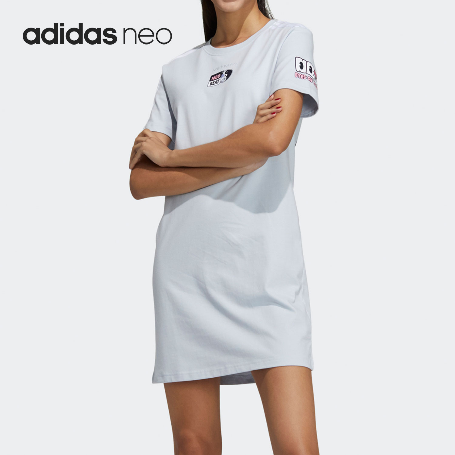 Adidas/阿迪达斯百搭运动连衣裙