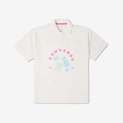 Converse/匡威正品夏季新款女子户外休闲翻领POLO衫10024362-A01