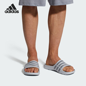 男女三条纹运动沙滩防滑拖鞋 新款 B44298 阿迪达斯正品 Adidas