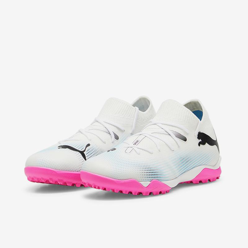 Puma/彪马正品2024新款大童人造草坪碎钉抓地足球鞋107731-01