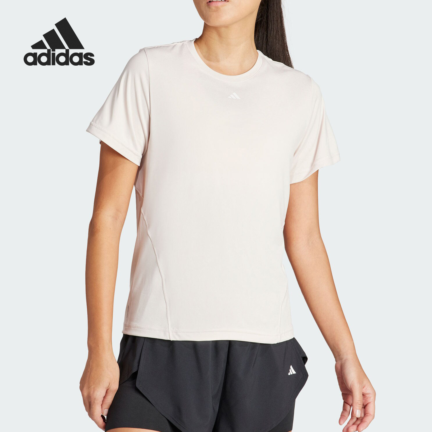 Adidas/阿迪达斯官方正品 WTR D4T T 女士运动健身短袖T恤IT9225